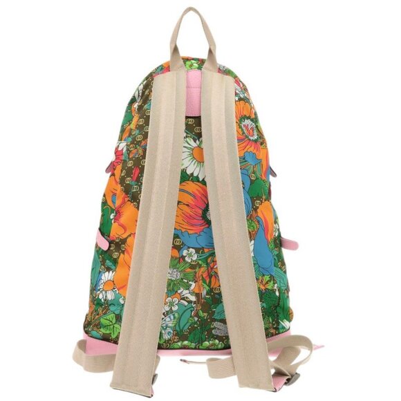 Gucci North Face Collaboration Nylon Leather Pink Backpack Daypack 1548 - Picture 3 of 7